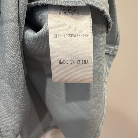 Doe & Rae Soft Blue Ruffled Camisole - Picture 3 of 6